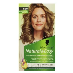 NATURAL & EASY 550 BIONDO SCURO NATURALE COLORAZIONE PERMANENTE NUTRIENTE