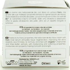 NATURAVERDE BIO CREMA VISO INTENSIVA BAVA DI LUMACA 50 ML