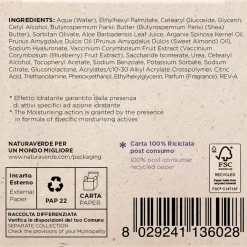NATURAVERDE CREMA VISO CON MIRTILLO e ACIDO IALURONICO IDRATANTE 50 ML