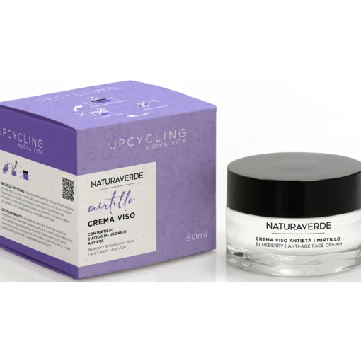 NATURAVERDE CREMA VISO CON MIRTILLO e ACIDO IALURONICO ANTIETA' 50 ML