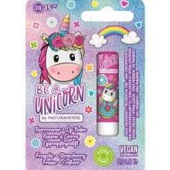 NATURAVERDE KIDS BE A UNICORN BURROCACAO SPF15 FRAGOLA 5,0 ML