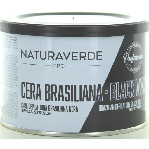 NATURAVERDE PROFESSIONAL CERA DEPILATORIA BRASILIAN BLACK LIPOSOLUBILE 400 ML