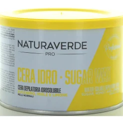 NATURAVERDE PROFESSIONAL CERA DEPILATORIA IDROSOLUBILE AL MIELE LIMONE ZUCCHERO 400 ML