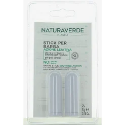 NATURAVERDE STICK BARBA EMOSTATICO 2 PZ