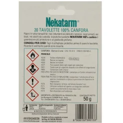 NEKATARM 100% CANFORA 20 TAVOLETTE BLISTER 50 grammi
