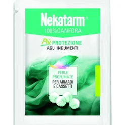 NEKATARM 100% CANFORA IN PERLE PROFUMATE PER ARMADI E CASETTI BUSTA DA 50 grammi
