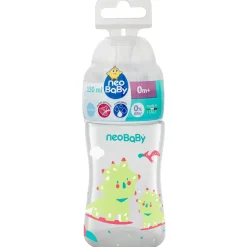 NEO BABY BIBERON PP SILICONE DINO VERDE 0m+ 150 ML