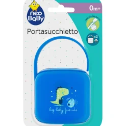NEO BABY PORTASUCCHIETTO PER 2 SUCCHIETTI DINO BLU 0m+