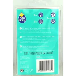 NEO BABY TETTARELLA SILICONE COLLO LARGO FLUSSO PAPPA 2 PEZZI