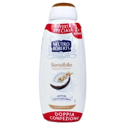 NEUTRO ROBERTS BAGNODOCCIA PELLE SENSIBILE CON AVENA E COCCO 450 ML - 2 PEZZI