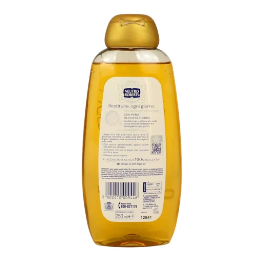 NEUTRO ROBERTS DOCCIASCHIUMA OLIO DI ARGAN NUTRIMENTO INTENSO 250 ML