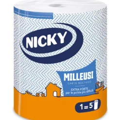 NICKY ASCIUGATUTTO MILLEUSI BOBINA FORTE 250 STRAPPI 3 VELI