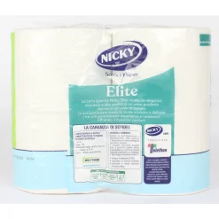 NICKY CARTA IGIENICA ELITE 4 ROTOLI 3 VELI