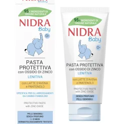 NIDRA BABY PASTA PROTETTIVA LENITIVA CON LATTE D'AVENA E PANTENOLO TUBO 75 ML