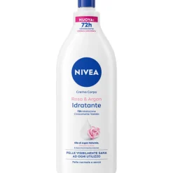 NIVEA BODY FLUIDA PUMP ROSA & ARGAN IDRATANTE PELLE NORMALE o SECCA 500 ML
