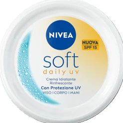 NIVEA CREMA SOFT IDRATANTE FINFRFRESCANTE SPF15 VASO 100 ML