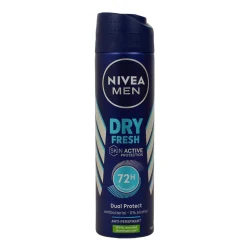 NIVEA FOR MEN DEODORANTE SPRAY FRESH ACTIVE  72h 150 ML