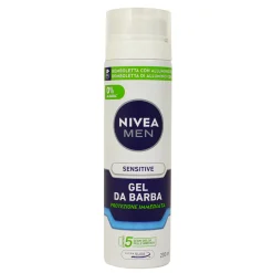 NIVEA FOR MEN GEL DA BARBA SENSITIVE 200 ML.