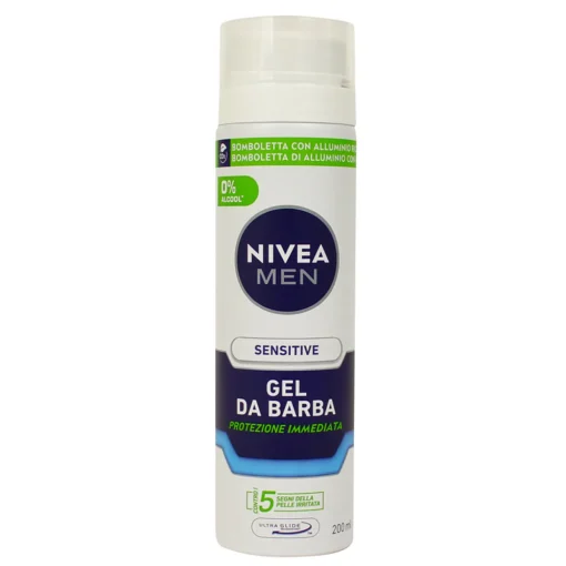 NIVEA FOR MEN GEL DA BARBA SENSITIVE 200 ML.