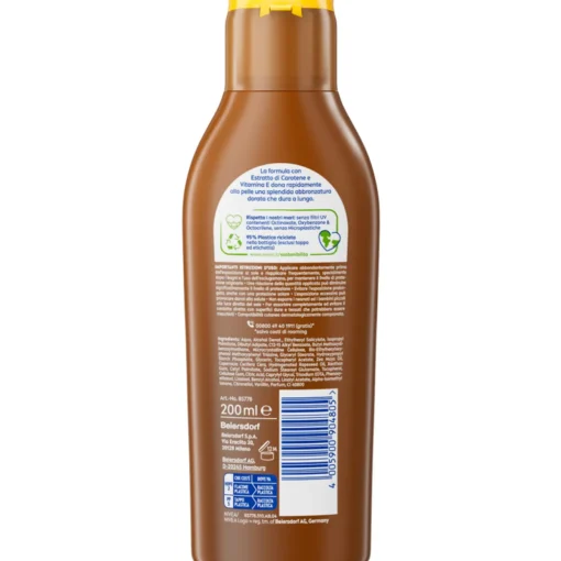 NIVEA SOLARE CAROTENE BRONZE LATTE SFP6 200 ML