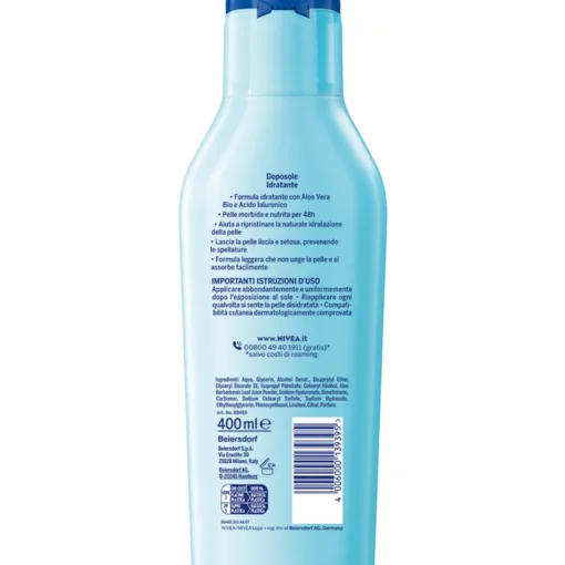 NIVEA SOLARE DOPOSOLE LATTE IDRATANTE 400 ML