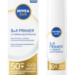 NIVEA SOLARE 2in1 PRIMER SIERO QUOTIDIANO VISO SFP50+ 30 ML