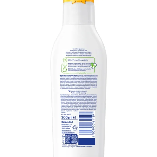 NIVEA SOLARE SENSITIVE & PROTECT ALLERGY LATTE SFP50+ 200 ML