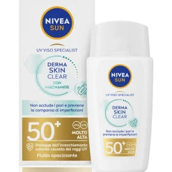 NIVEA SOLARE UV VISO SPECIALIST DERMASKIN CLEAR FP50+ 40 ML