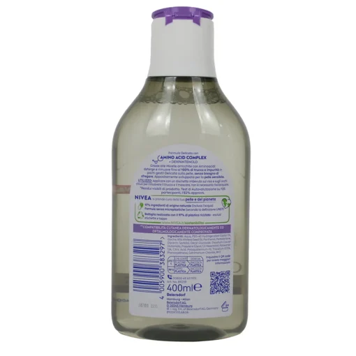 NIVEA VISO ACQUA MICELLARE PELLI SENSIBILI 5in1 400 ML