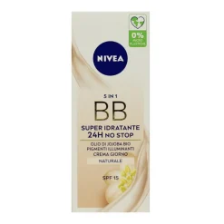 NIVEA VISO ESSENTIALS BB CREMA NATURALE UNIFORMANTE SUPER IDRATANTE GIORNO PER TUTTI ITIPI DI PELLE 50 ML