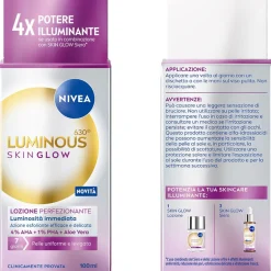 NIVEA VISO LUMINOUS 630 LOZIONE PERFEZIONANTE LUMINOSITA' IMMEDIATA 100 ML