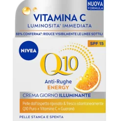 NIVEA VISO Q10 ENERGY CREMA ANTI-RUGHE GIORNO ILLUMINANTE SPF15 PELLE STANCA E SPENTA 50 ML
