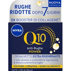 NIVEA VISO Q10 POWER CREMA ANTI-RUGHE NOTTE EXTRA RIGENERANTE PER TUTTI I TIPI DI PELLE 50 ML
