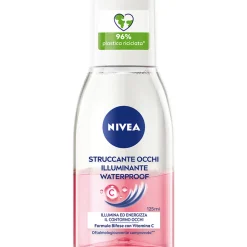 NIVEA VISO STRUCCANTE OCCHI ILLUMINANTE WATERPROOF BIFASICO ROSA 125 ML