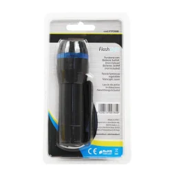 NOVA LINE TORCIA FLASHLIGHT LED 1W PLASTICA NERO/BLU TASCABILE