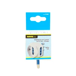 NOVALINE ADATTATORE 3 USC/2 PRE/1SCHUKO T10/16AMP