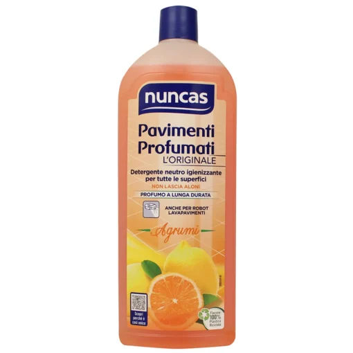 NUNCAS DETERGENTE PAVIMENTO PROFUMATO AGRUMI 1 LT.