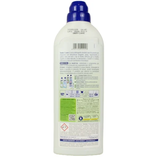 NUNCAS DETERSIVO BUCATO LIQUIDO SPECIFICO TENDE 0,75 lt LAVA 1 LT.