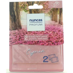 NUNCAS PROFUMI 2 BUSTE PROFUMATE CIPRIA PER CASSETTI