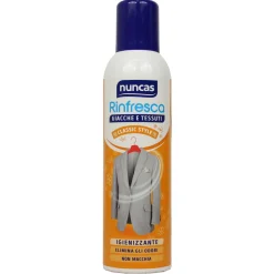NUNCAS RINFRESCA GIACCHE E TESSUTI SPRAY 250 ML.