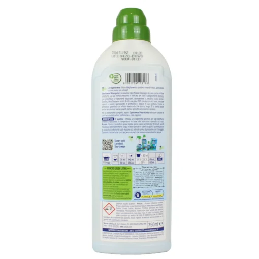 NUNCAS SPORTS WEAR DETERSIVO BUCATO LIQUIDO CAPI SPORTIVI 10 LAVAGGI 750 ML