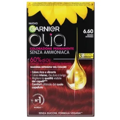 OLIA COLORAZIONE PERMANENTE SENZA AMMONIACA 6,60 ROSSO INTENSO