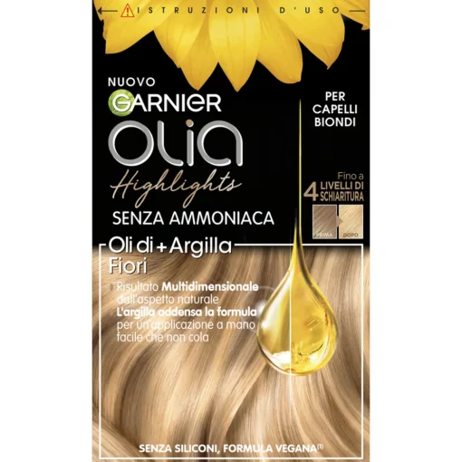 OLIA HIGHLIGHTS KIT SCHIARITURA PER CAPELLI BIONDI SENZA AMMONIACA