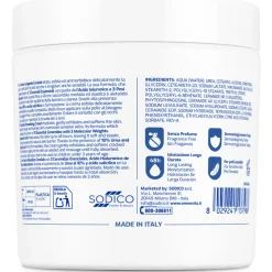 OMEOVITA CERALAB 15% CREMA VISO LEVIGANTE UREA 10% + GLICERINA, ACIDO IALURONICO, CERAMIDI PER PELLE SECCA e IRREGOLARE VASO 400 ML