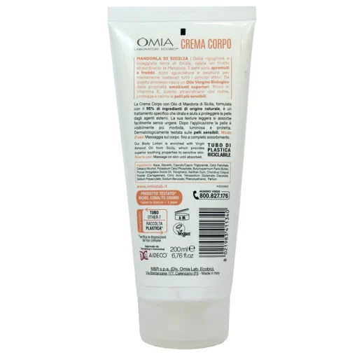 OMIA ECOBIO CREMA CORPO OLIO DI MANDORLE 200 ML