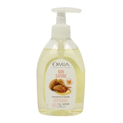 OMIA ECOBIO NON SAPONE LIQUIDO MANI VISO OLIO DI MANDORLA DISPENSER 300 ML