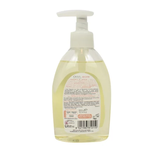 OMIA ECOBIO NON SAPONE LIQUIDO MANI VISO OLIO DI MANDORLA DISPENSER 300 ML