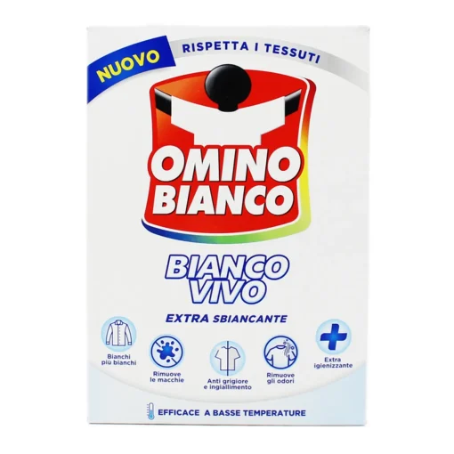 OMINO BIANCO BIANCO VIVO EXTRA SBIANCANTE POLVERE 500 GRAMMI