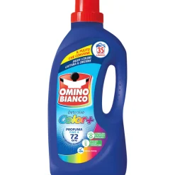 OMINO BIANCO DETERSIVO LIQUIDO COLOR+ BUCATO LAVATRICE 35 LAVAGGI 1400 ML
