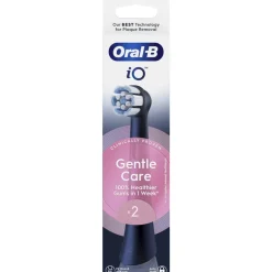 ORAL B 2 RICAMBI iO GENTLE CARE NERO PER SPAZZOLINO ELETTRICO iO